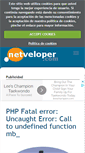 Mobile Screenshot of netveloper.com